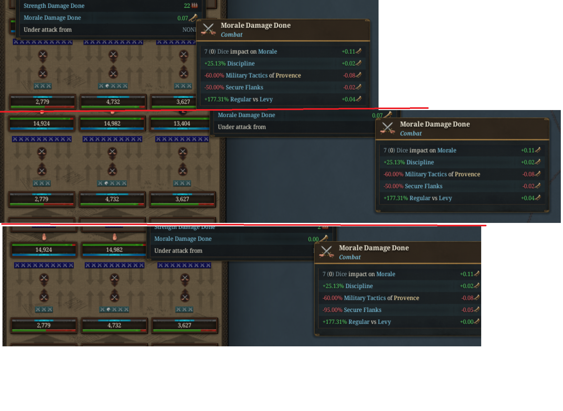 [1.1.1 Beta] Battle UI is inconsistent with patch notes, Secure flanks ...
