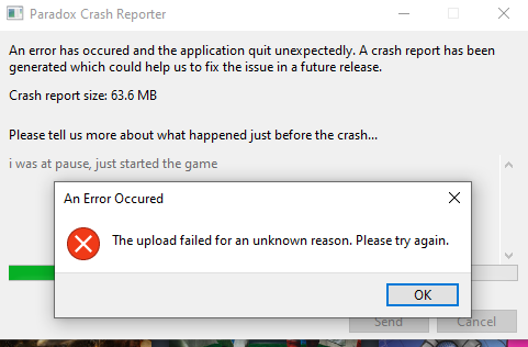 Crash Report Crashed | Paradox Interactive Forums