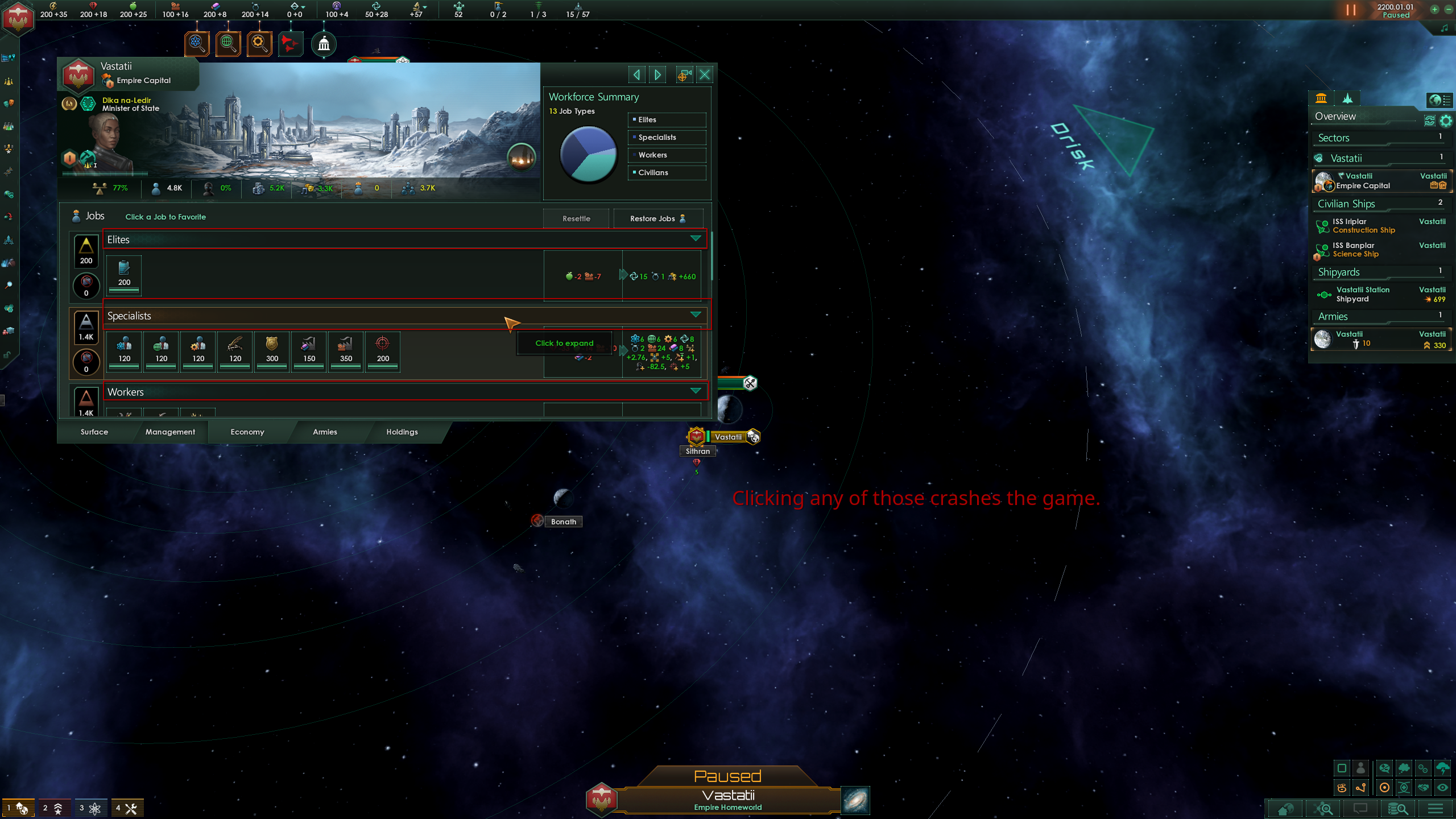 Game crashes when clicking on an strata dropwdown | Paradox Interactive ...