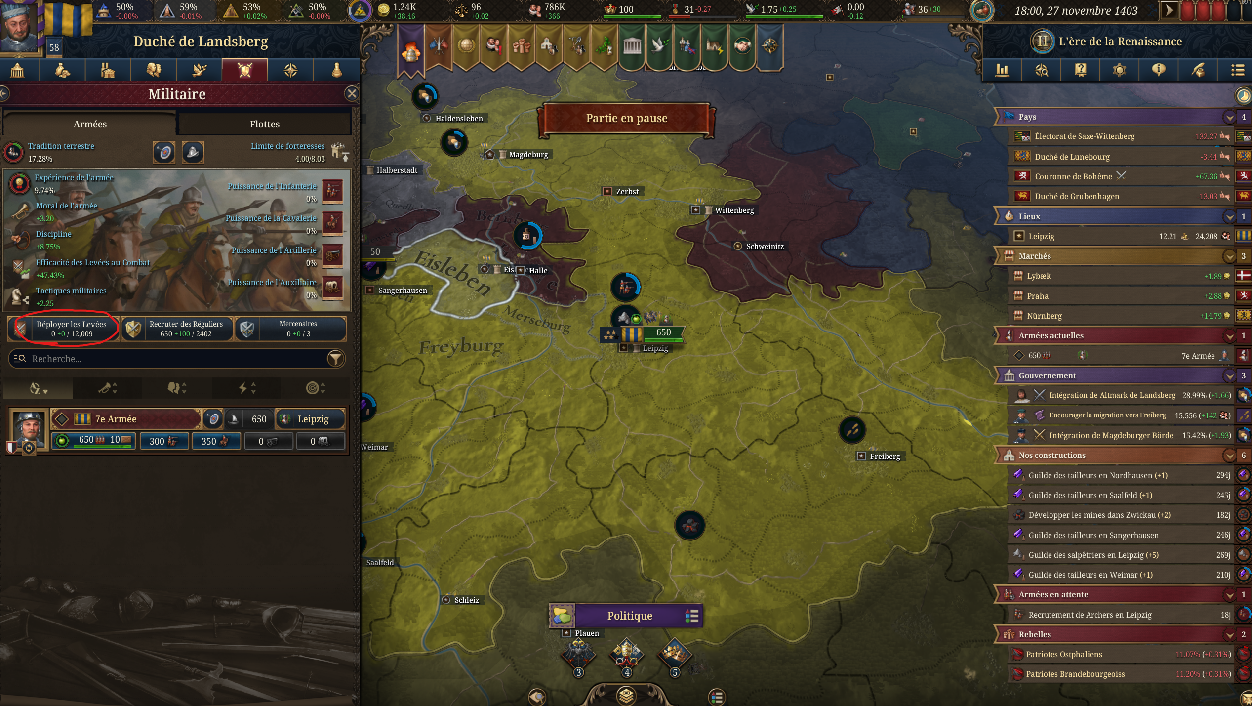 No more Levy ? Bug ? | Paradox Interactive Forums