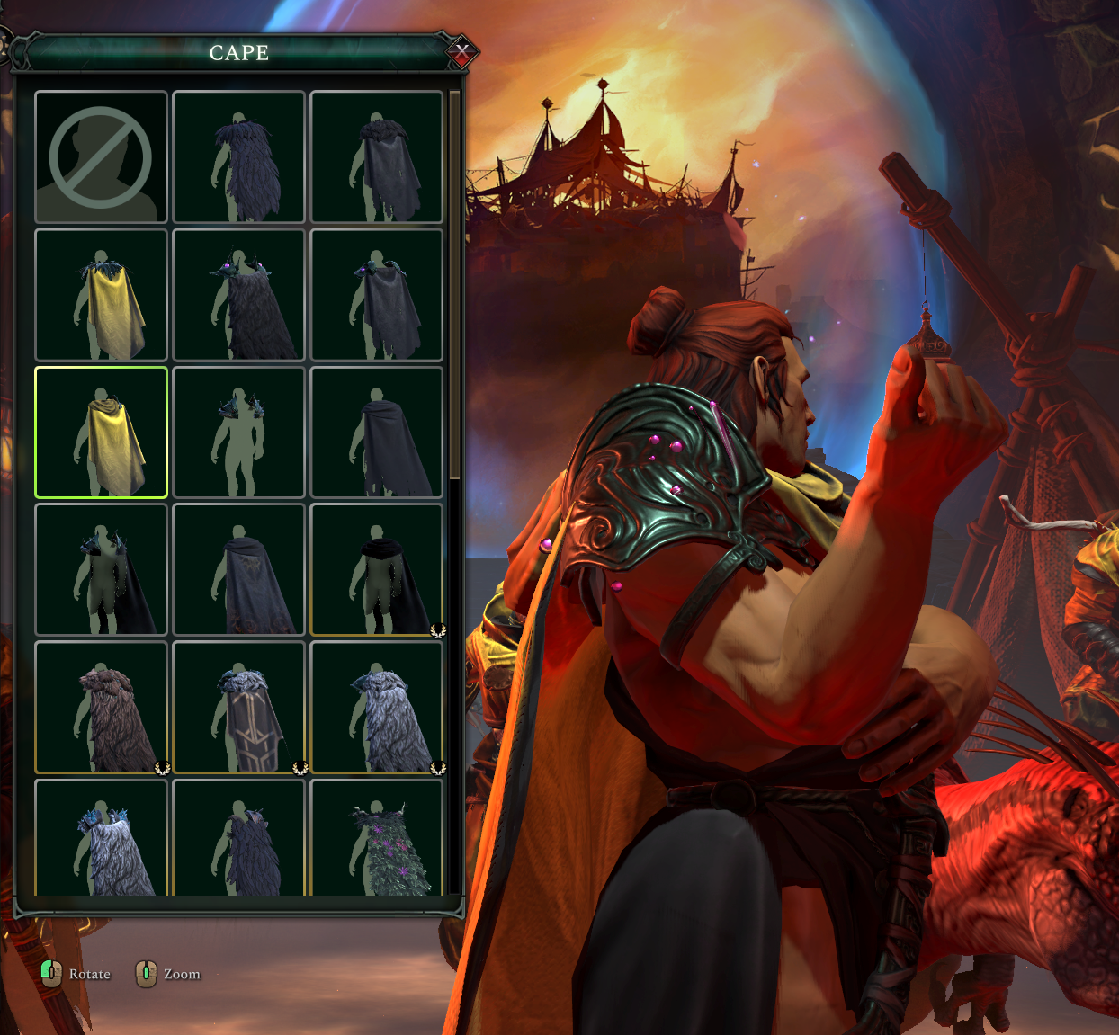 Wizard Pauldron Confirmed - Wizard King Cape, Gem position not aligning with pauldron ...