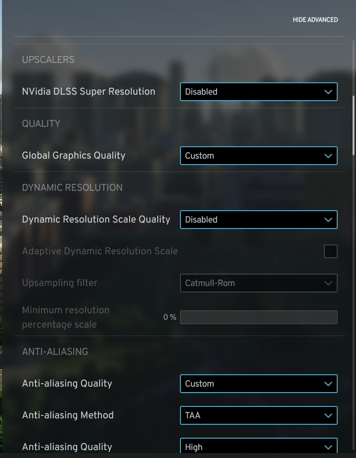 Missing Animation Quality Setting and Extreme FPS Drop When Zooming in ...