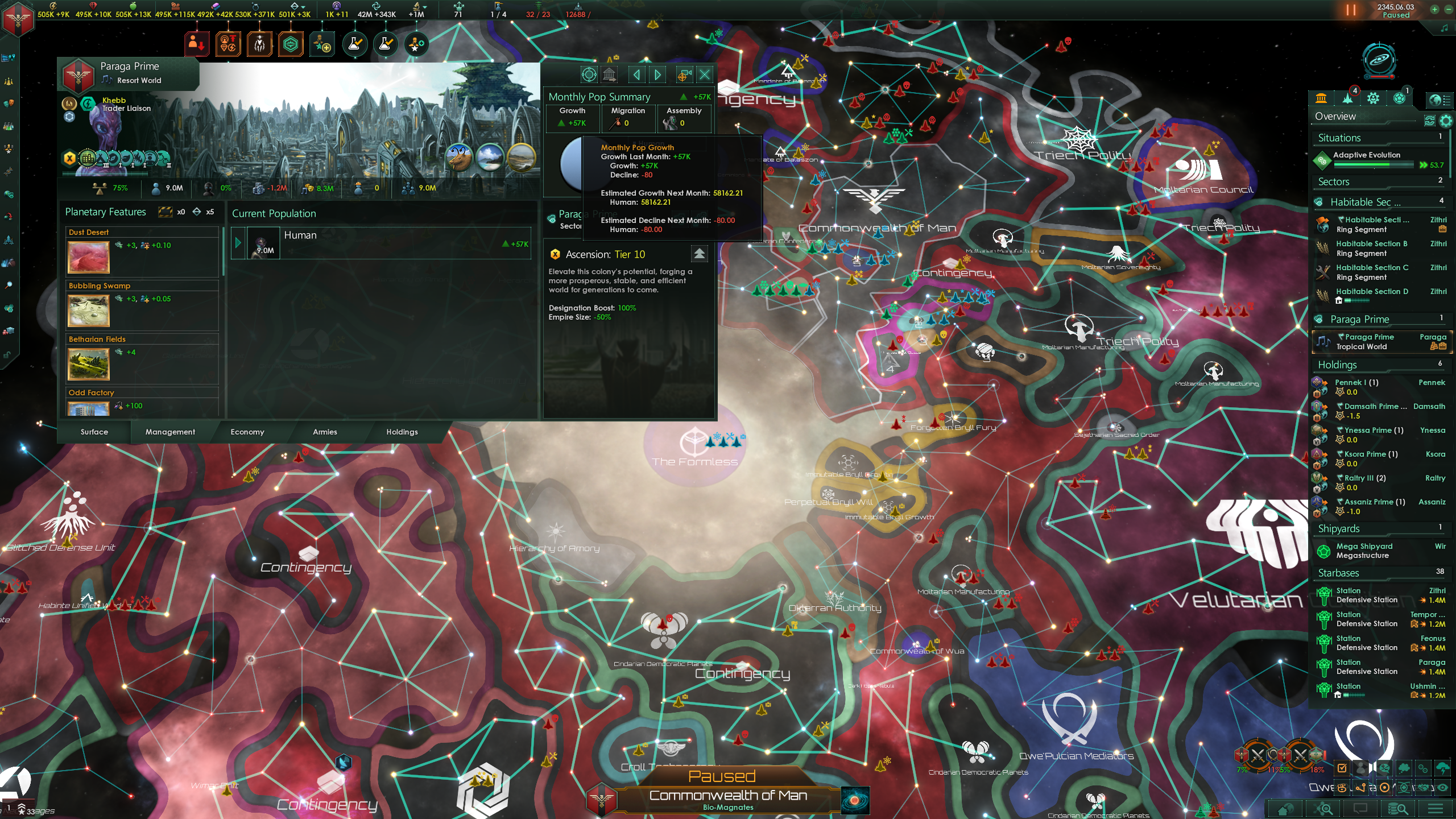 4.3.3]A build that reach 1M research at 2345, With 71 empire size