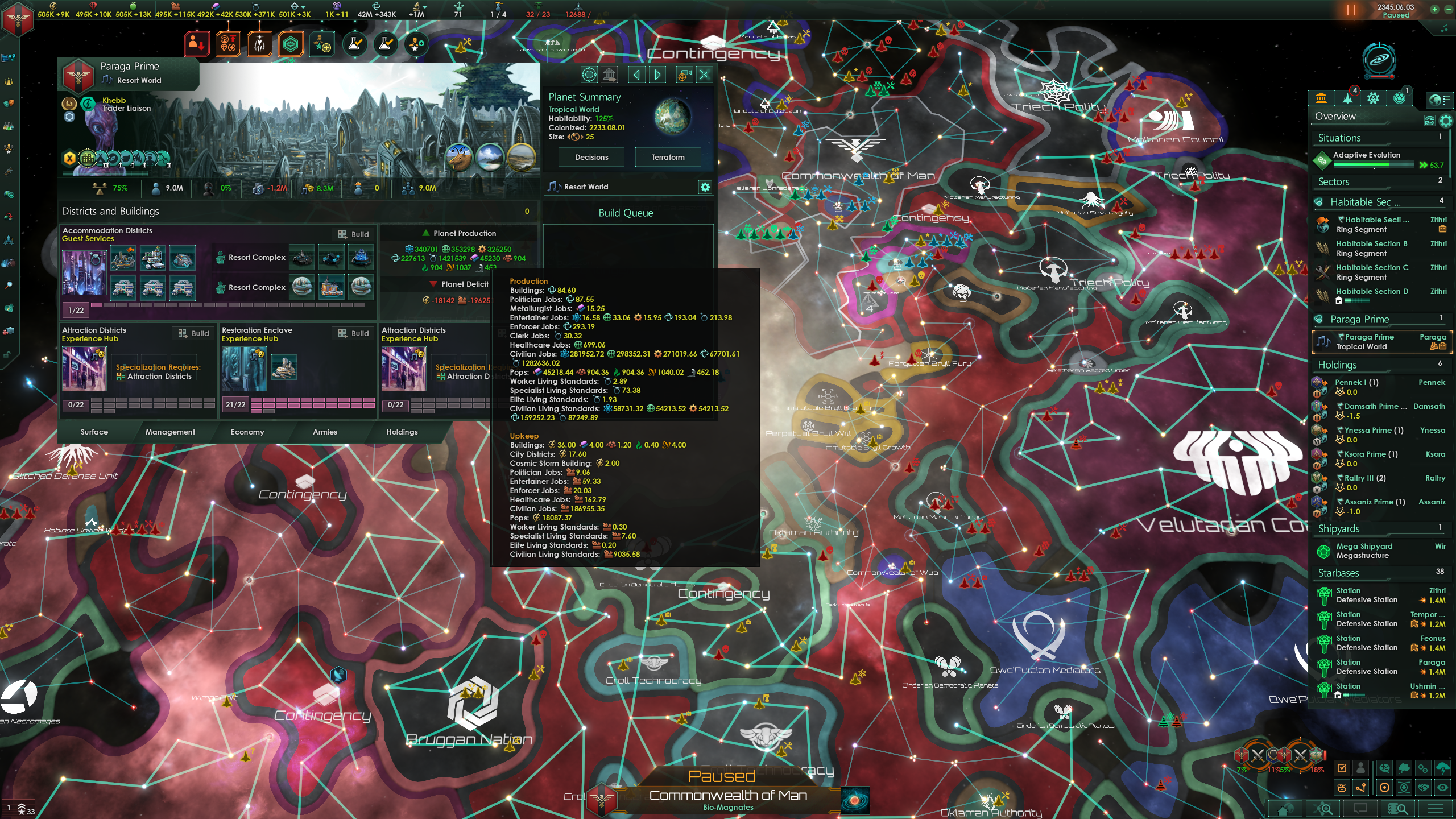 4.3.3]A build that reach 1M research at 2345, With 71 empire size