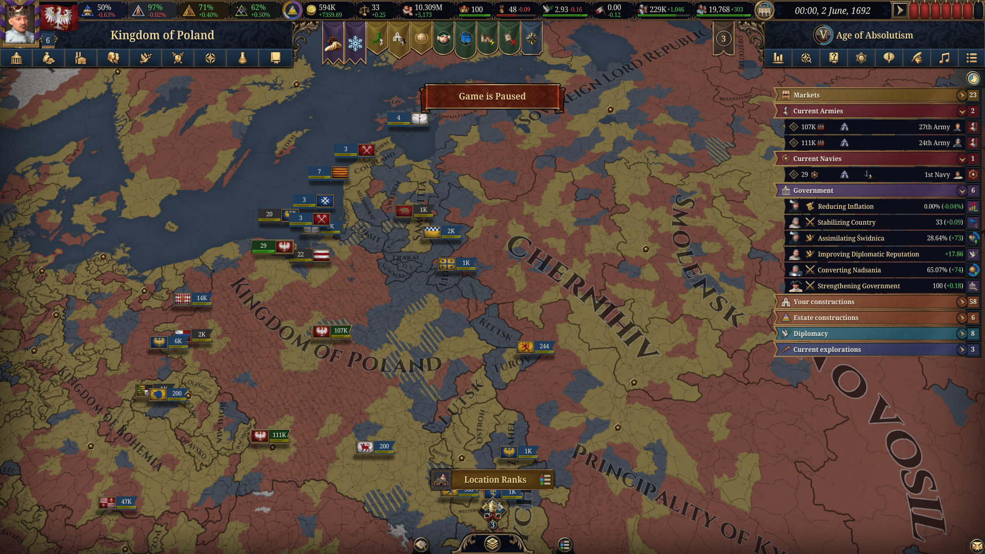 Location Ranks Map mode | Paradox Interactive Forums