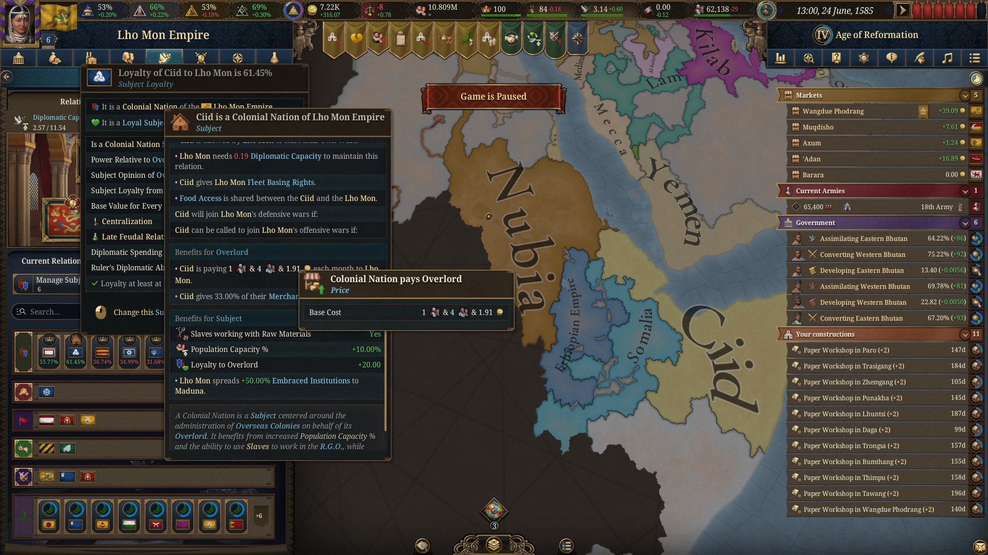 Some UI improvements that would be great. | Paradox Interactive Forums