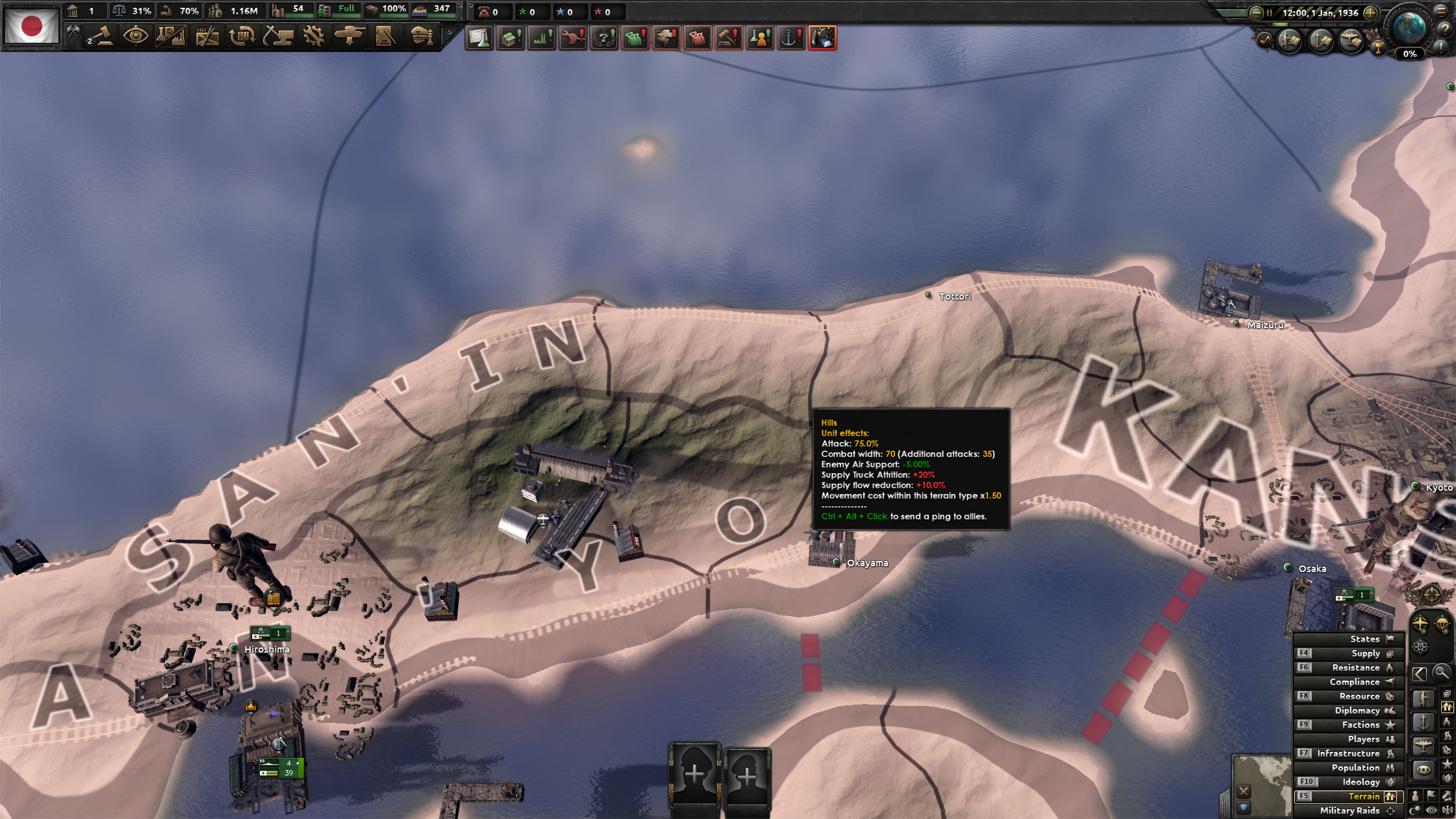 Confirmed - Terrain Map Mode not working | Paradox Interactive Forums