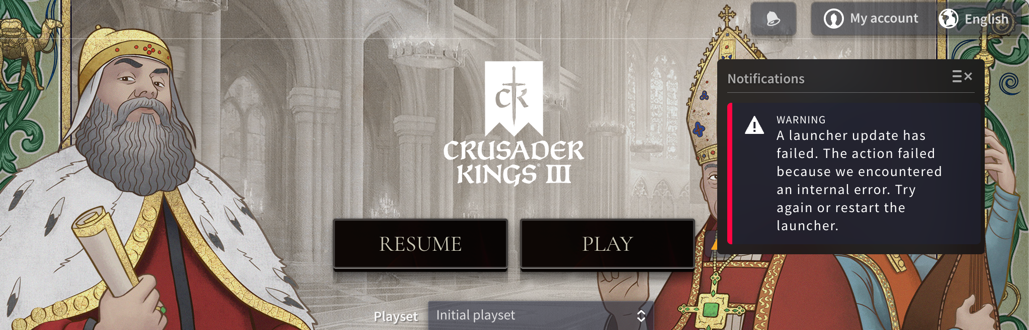 Launcher error on MacOS | Paradox Interactive Forums