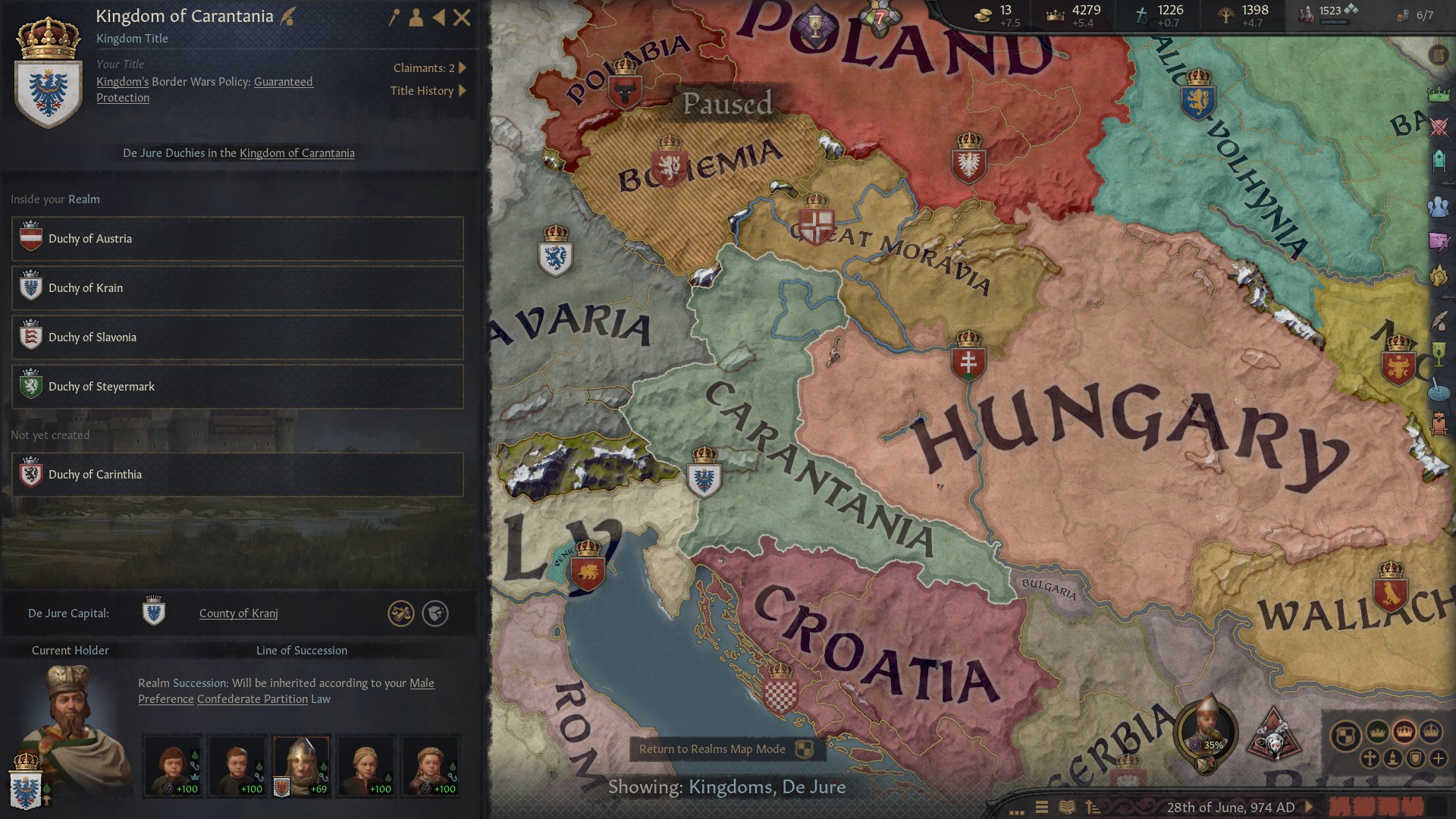 Kingdom of Carantania is not part of ANY empire | Paradox Interactive ...