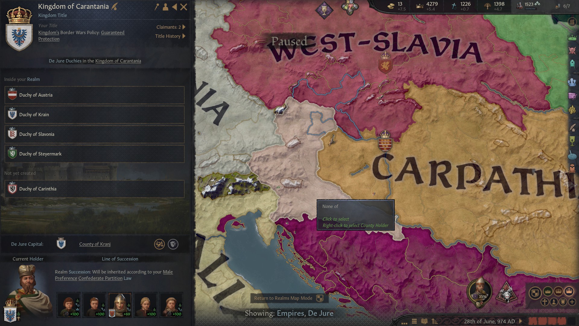 Kingdom of Carantania is not part of ANY empire | Paradox Interactive ...