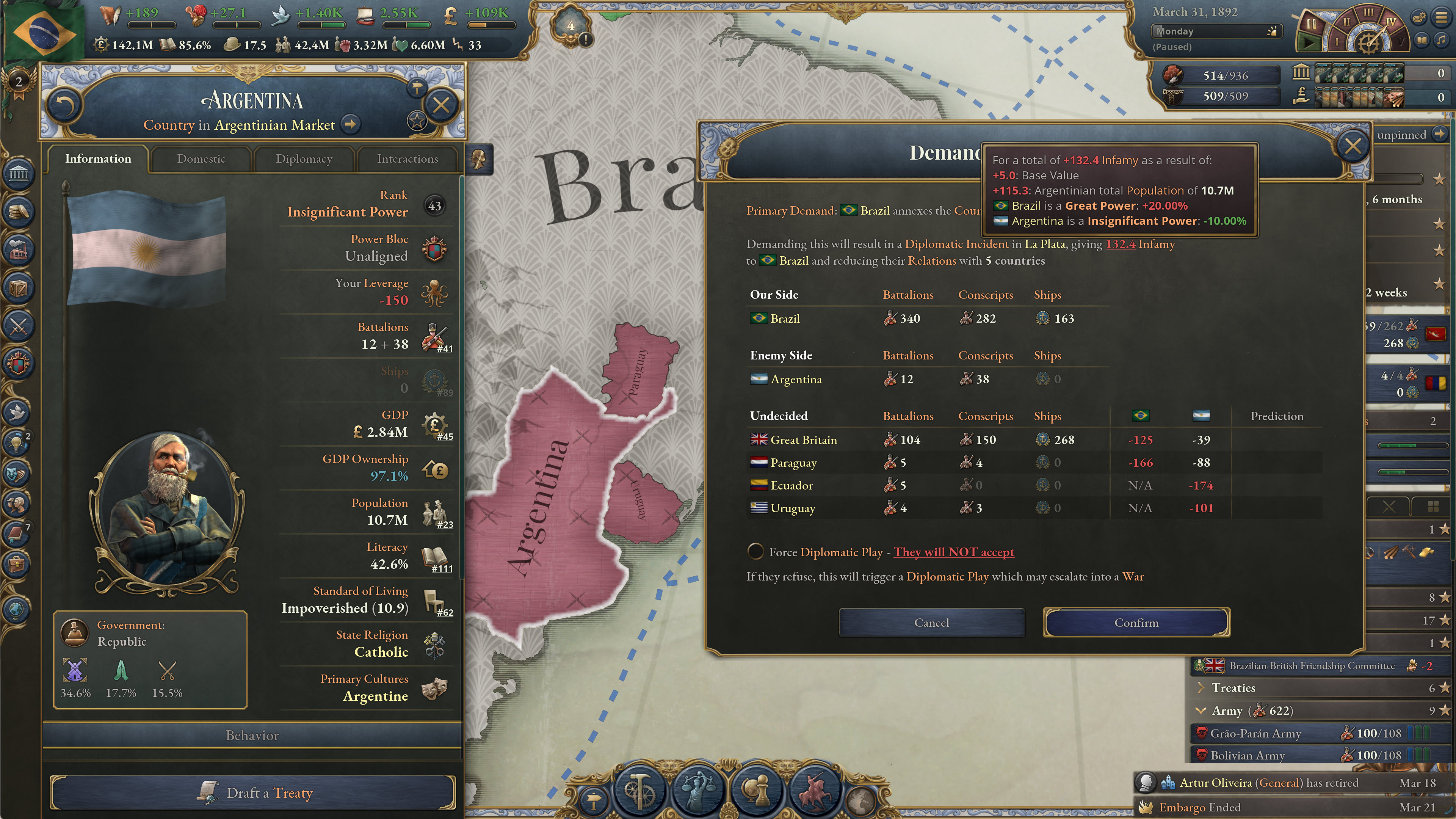 Is this infamy gain number supposed to be correct? | Paradox ...