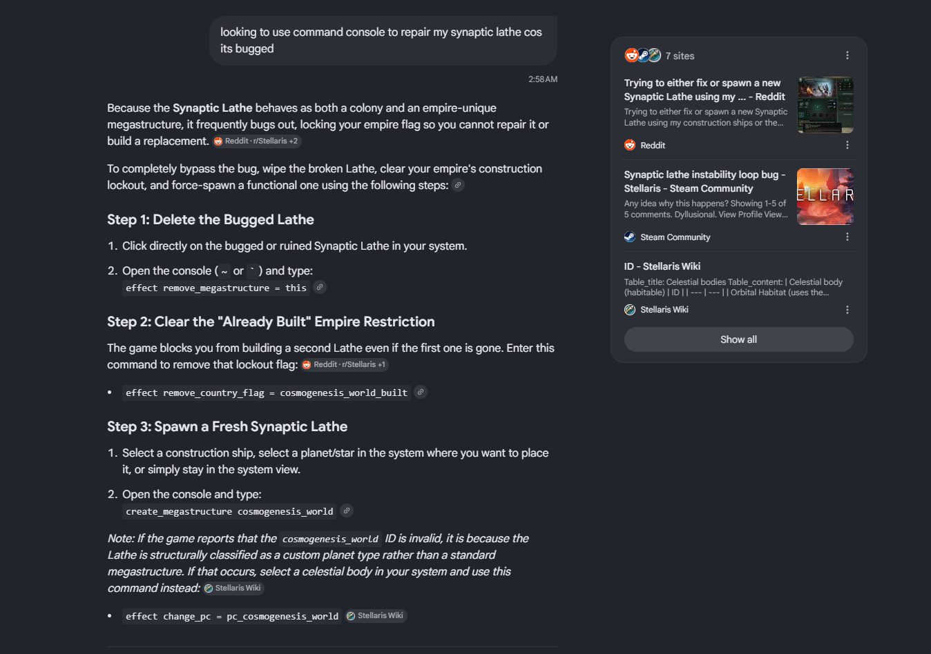 Cant repair my Lathe | Paradox Interactive Forums