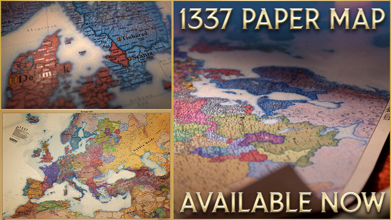 Official EuV 1337 Europe Paper Map now available ! | Paradox ...