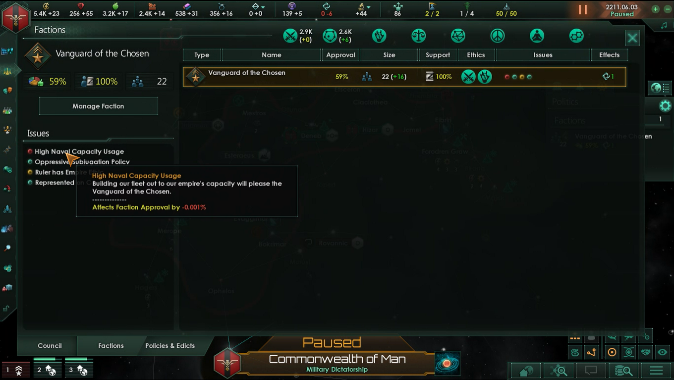 Factions and naval capacity issue | Paradox Interactive Forums