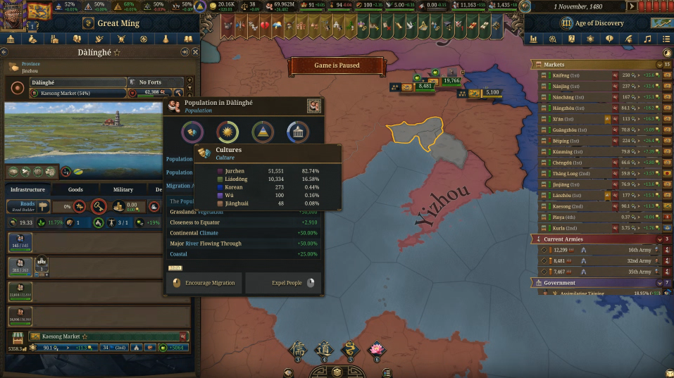 Colonisation of Jurchen provinces not possible as ming in most recent ...