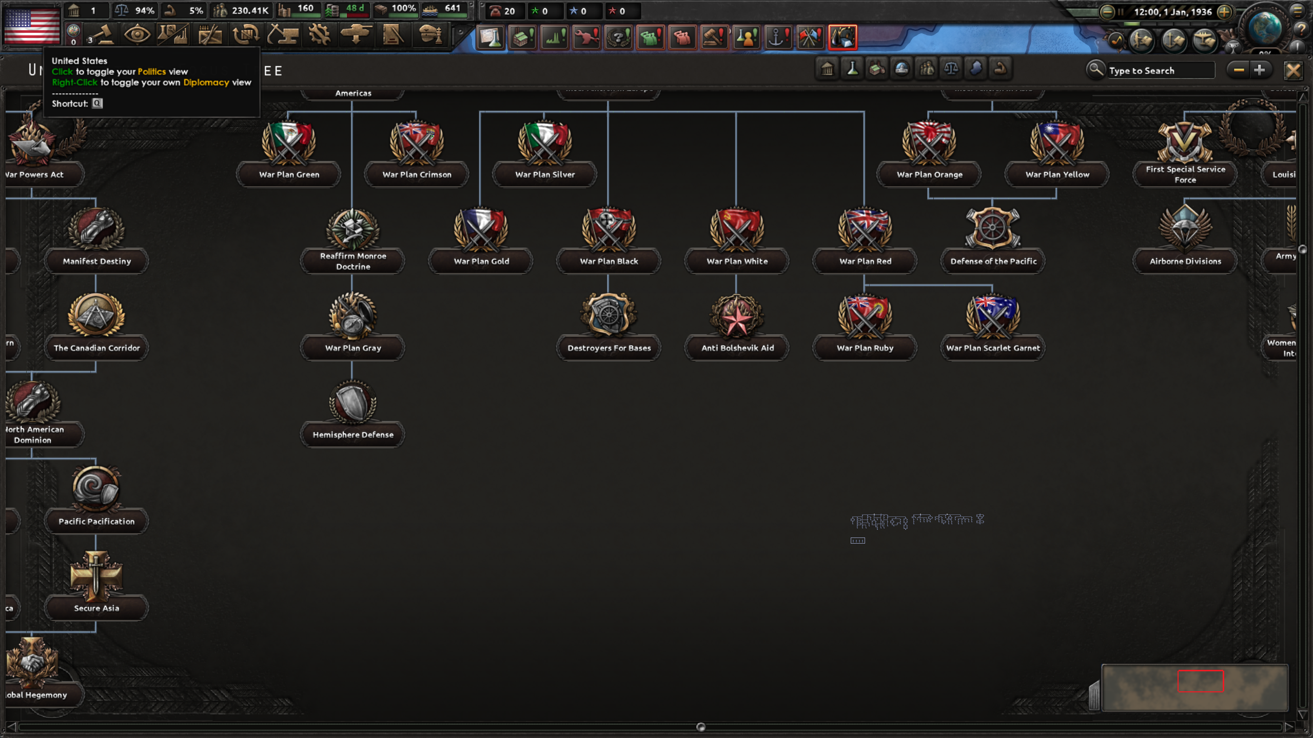 New National Focus Mini Map Breaks when using UI Scaling | Paradox ...