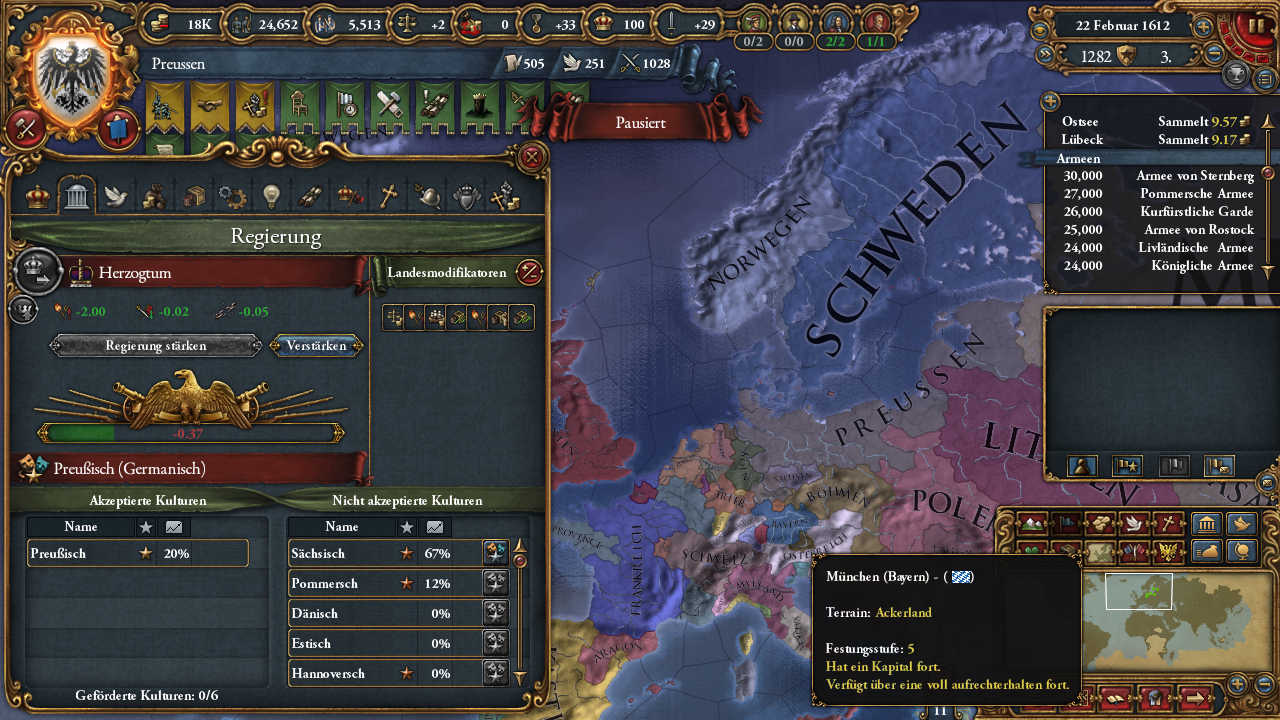 does the peace of Westphalia triggers always in EU4 ? or only sometimes