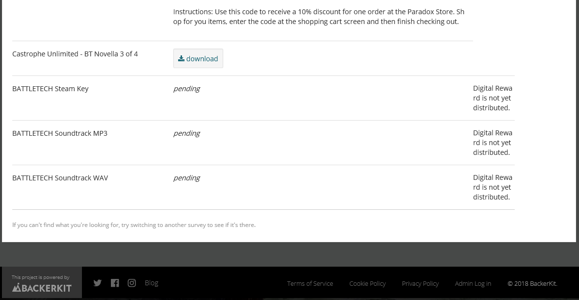 Kickstarter Backer keys Paradox Interactive Forums