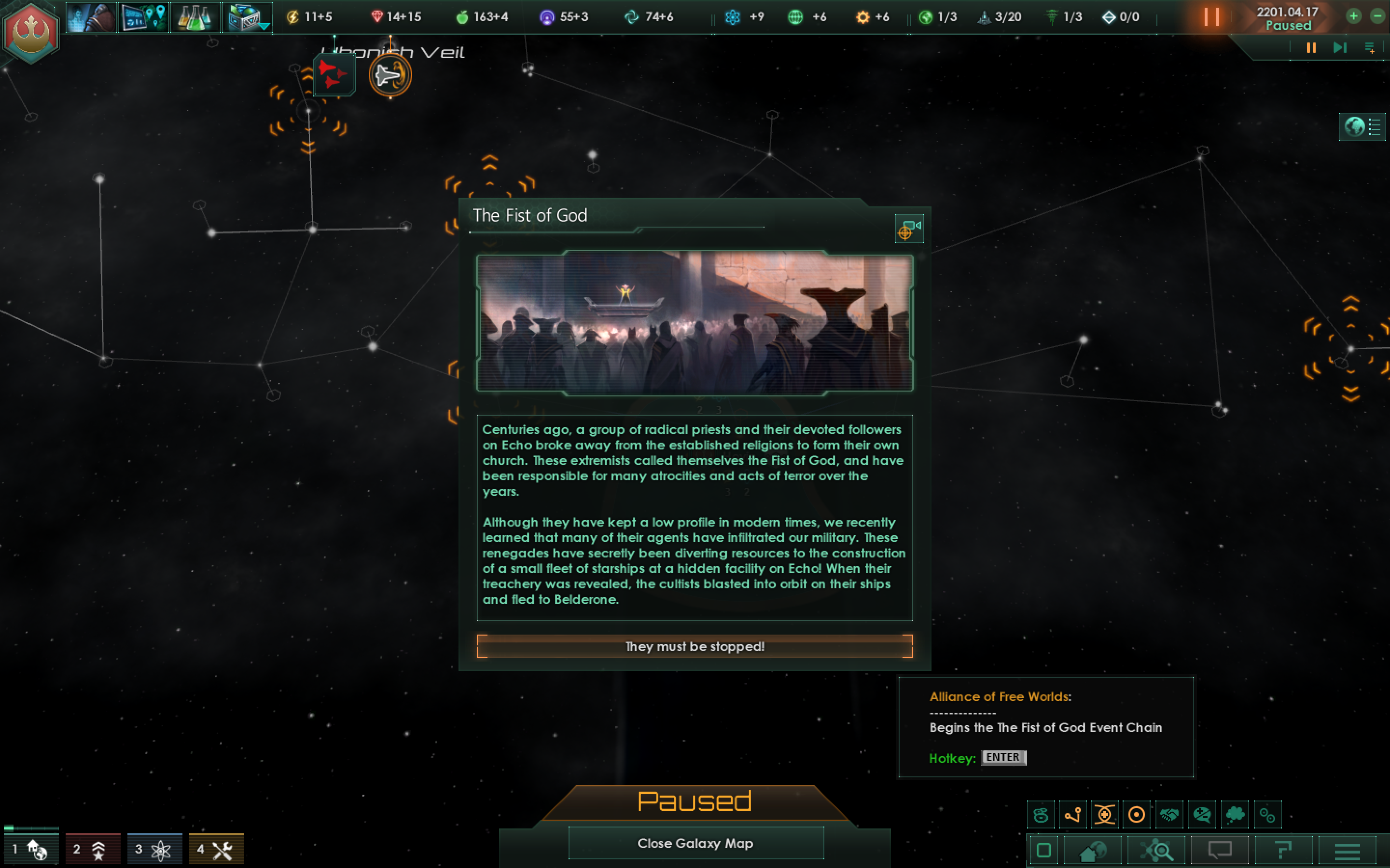 Caught In The Eye Stellaris - kubfr0w