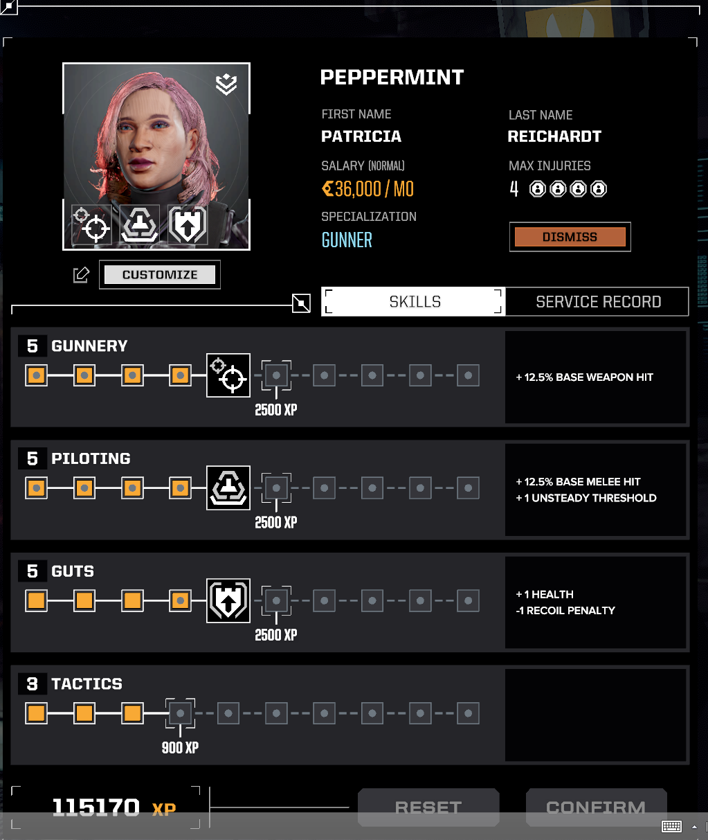 mechwarrior with 3 basic skills | Paradox Interactive Forums