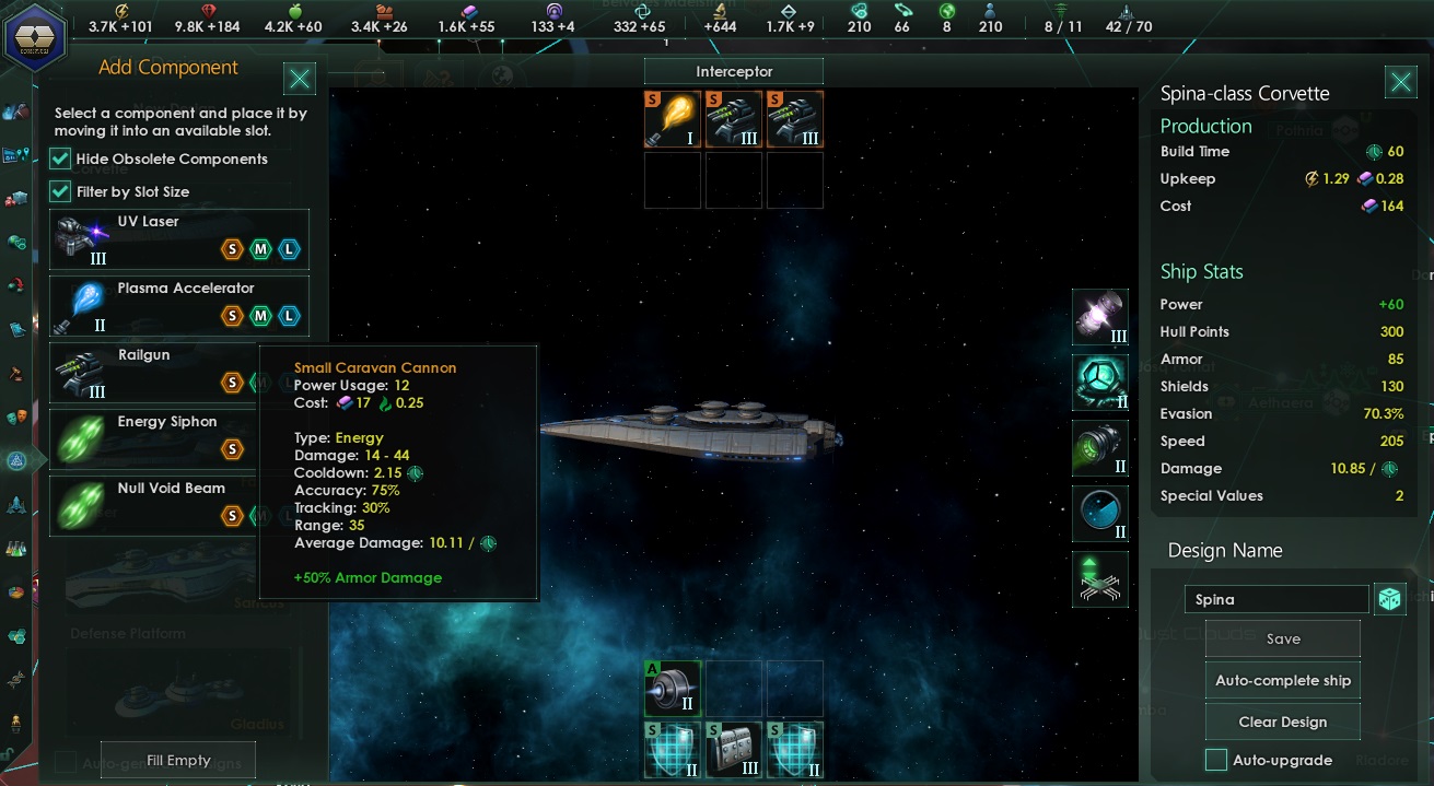 Stellaris Caravan Cannon replaces plasma accelerator Paradox