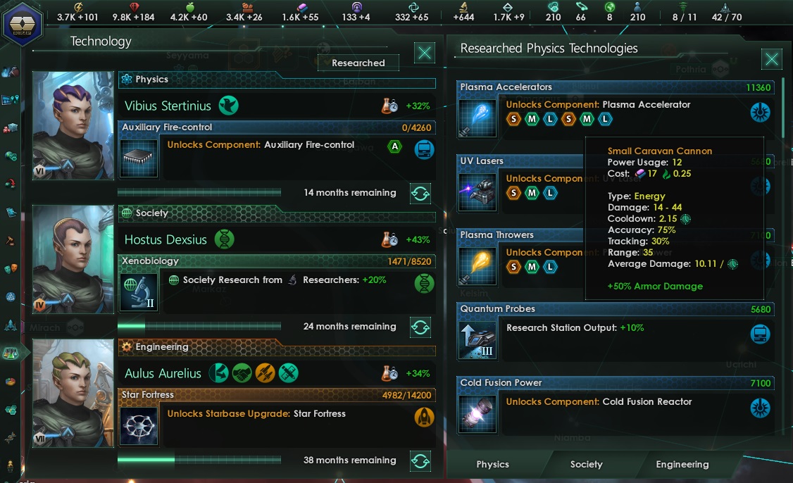 Stellaris Caravan Cannon replaces plasma accelerator Paradox