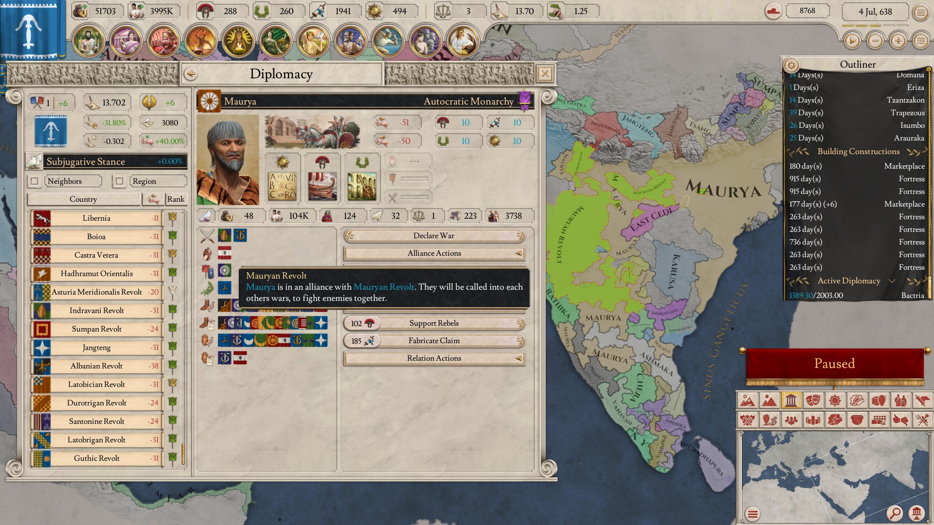 How often does India explode? | Paradox Interactive Forums