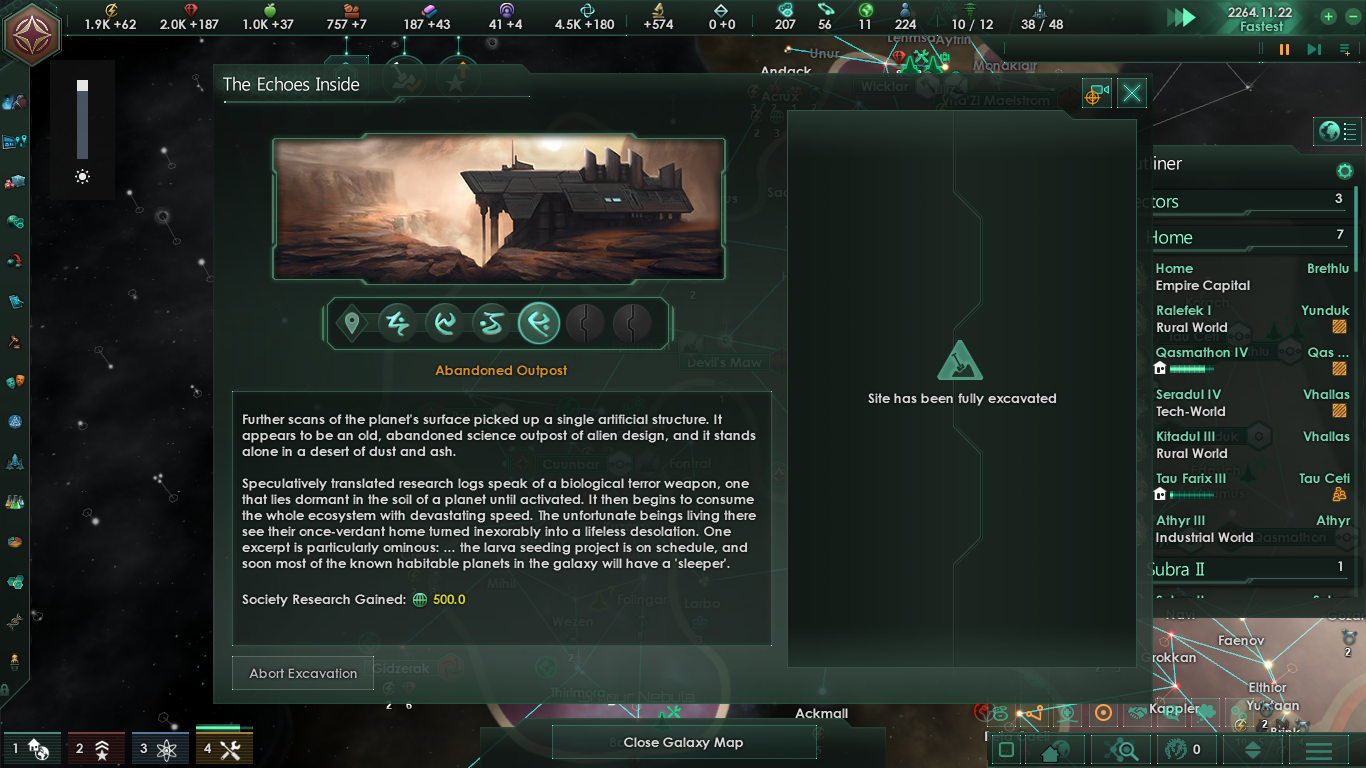 The Echoes inside" Digsite [Spoiler] - Oppurtunity for a crisis of some  sort? | Paradox Interactive Forums