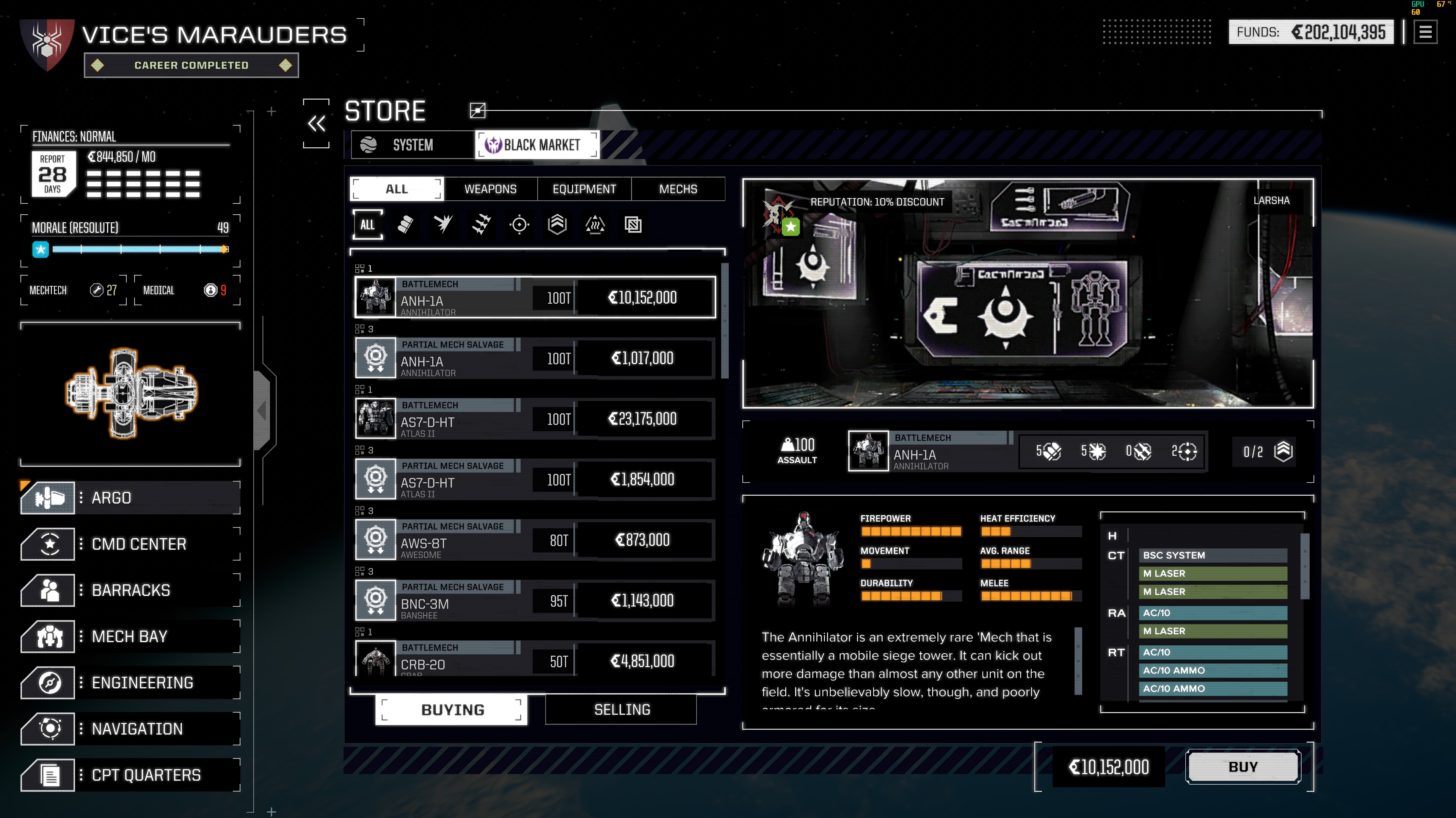 Black market access