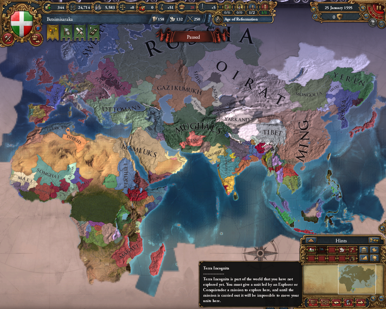 First Weekend with EU 4. I Have Questions | Paradox Interactive Forums