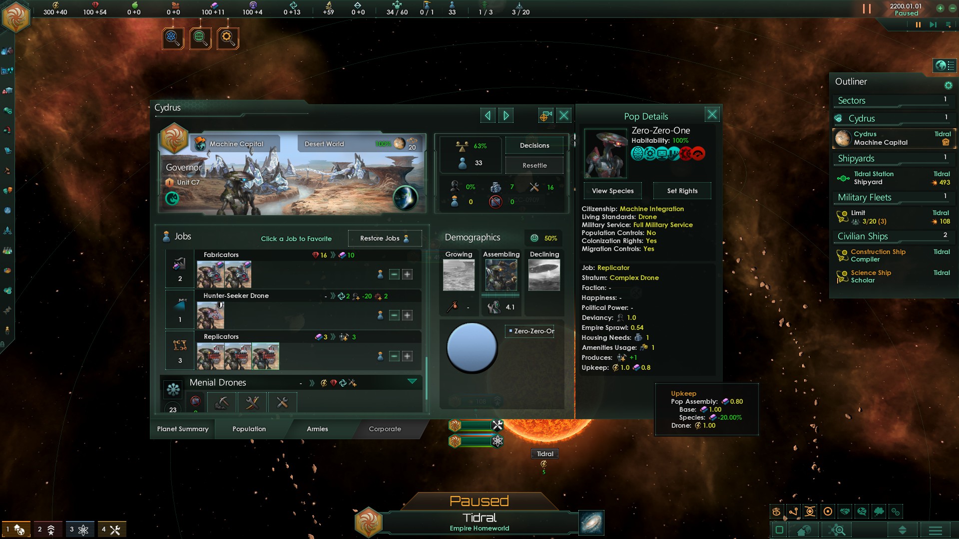 What does Pop assembly cost reduction do? Paradox Interactive Forums