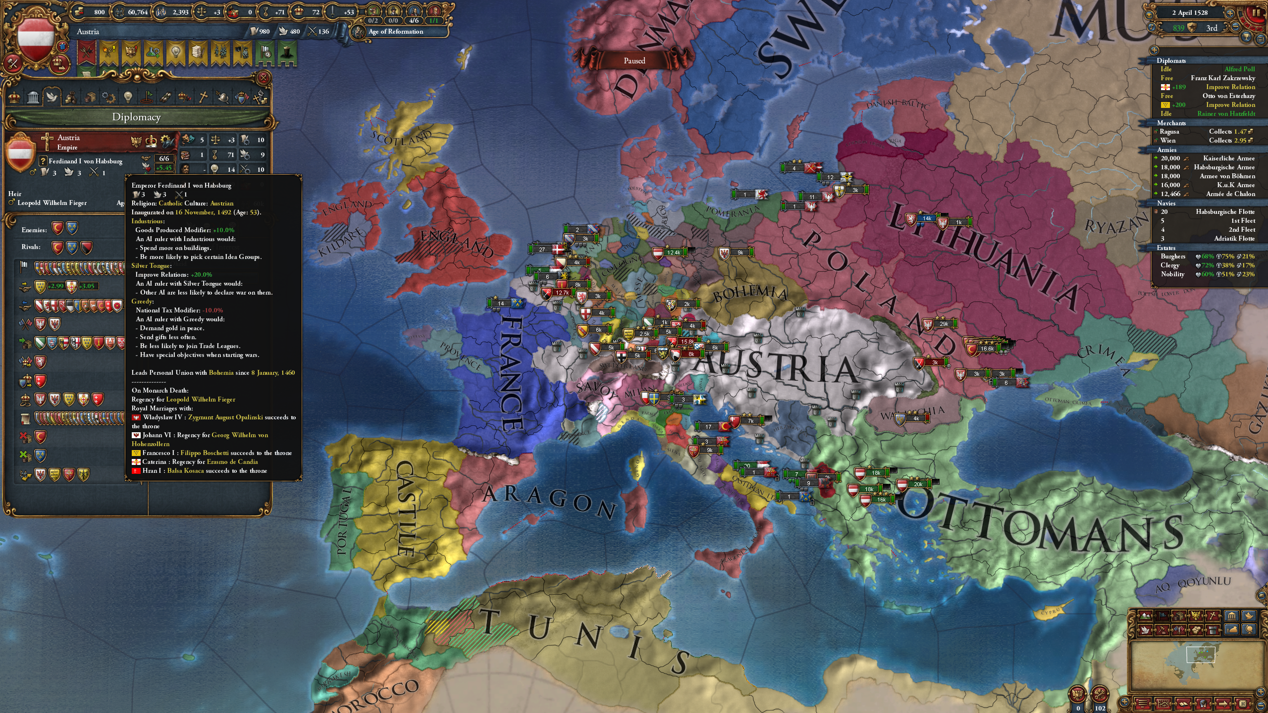 Introducing new heir worth losing Von Habsburg? Paradox Interactive