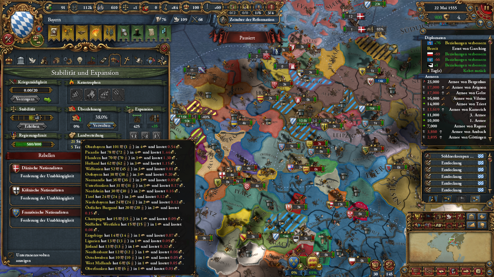 Eu4 governing capacity