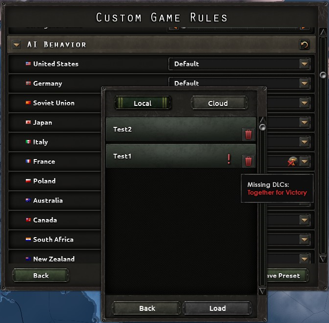 Custom game rules don't work Paradox Interactive Forums