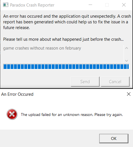 Game Crash Paradox Interactive Forums