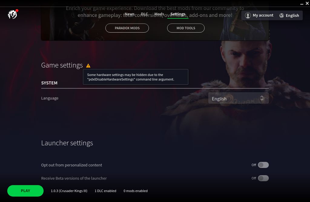 Something went wrong while updating the launcher. | Paradox Interactive ...