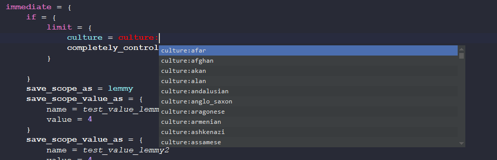 CK3 Script Editor (unreleased) | Paradox Interactive Forums