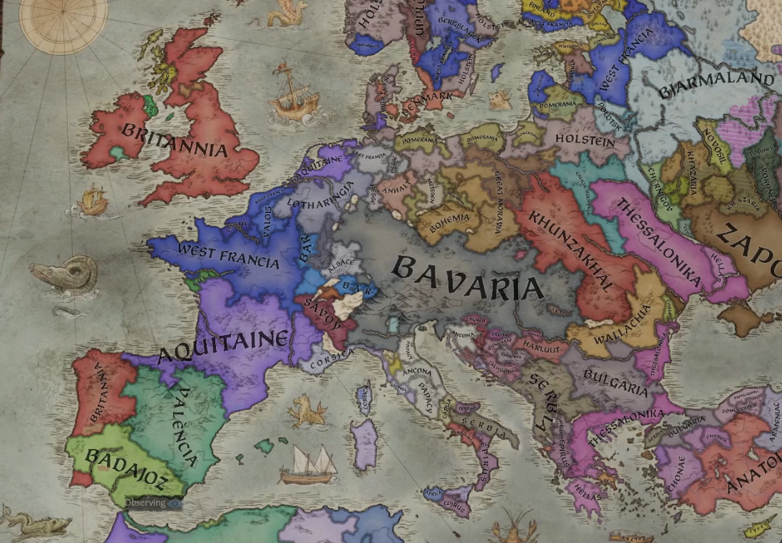 Crusader Kings 3 Timelapse - Europe 867 - 1850 - Update 1.1 | Paradox ...