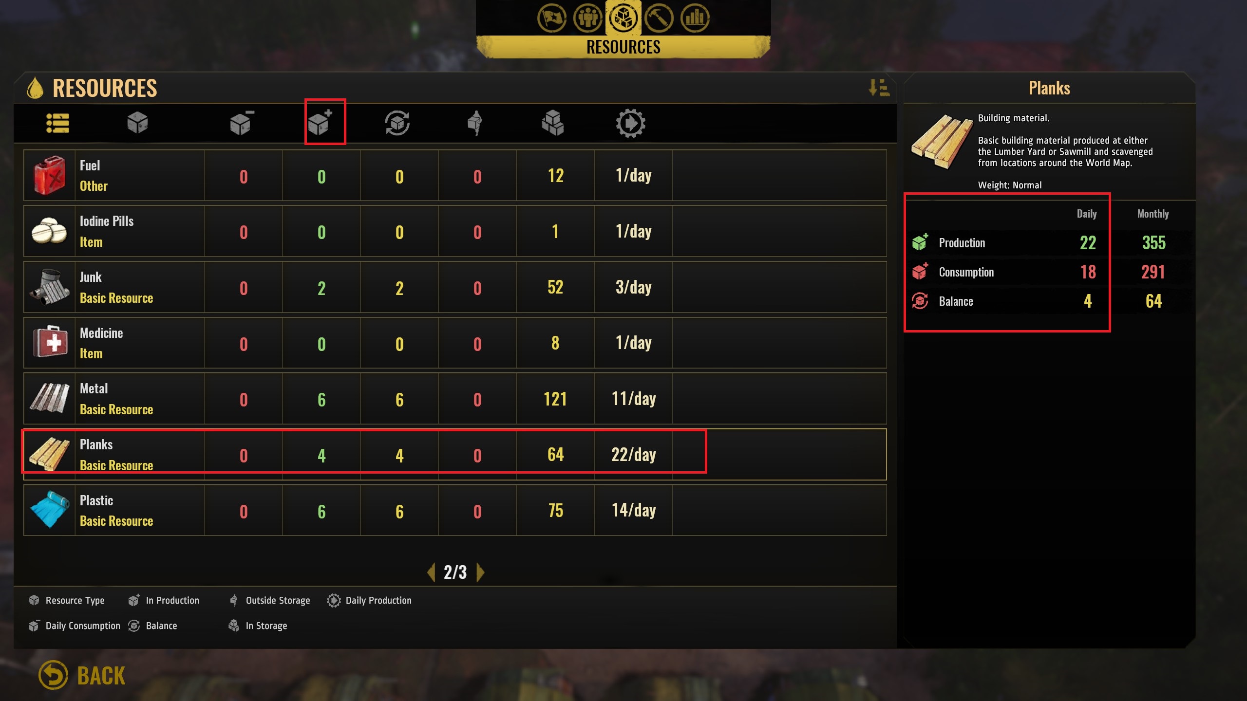 Rusticated Stats Resources... Menu bar and stats- Doesn't seem to match or make sense ...