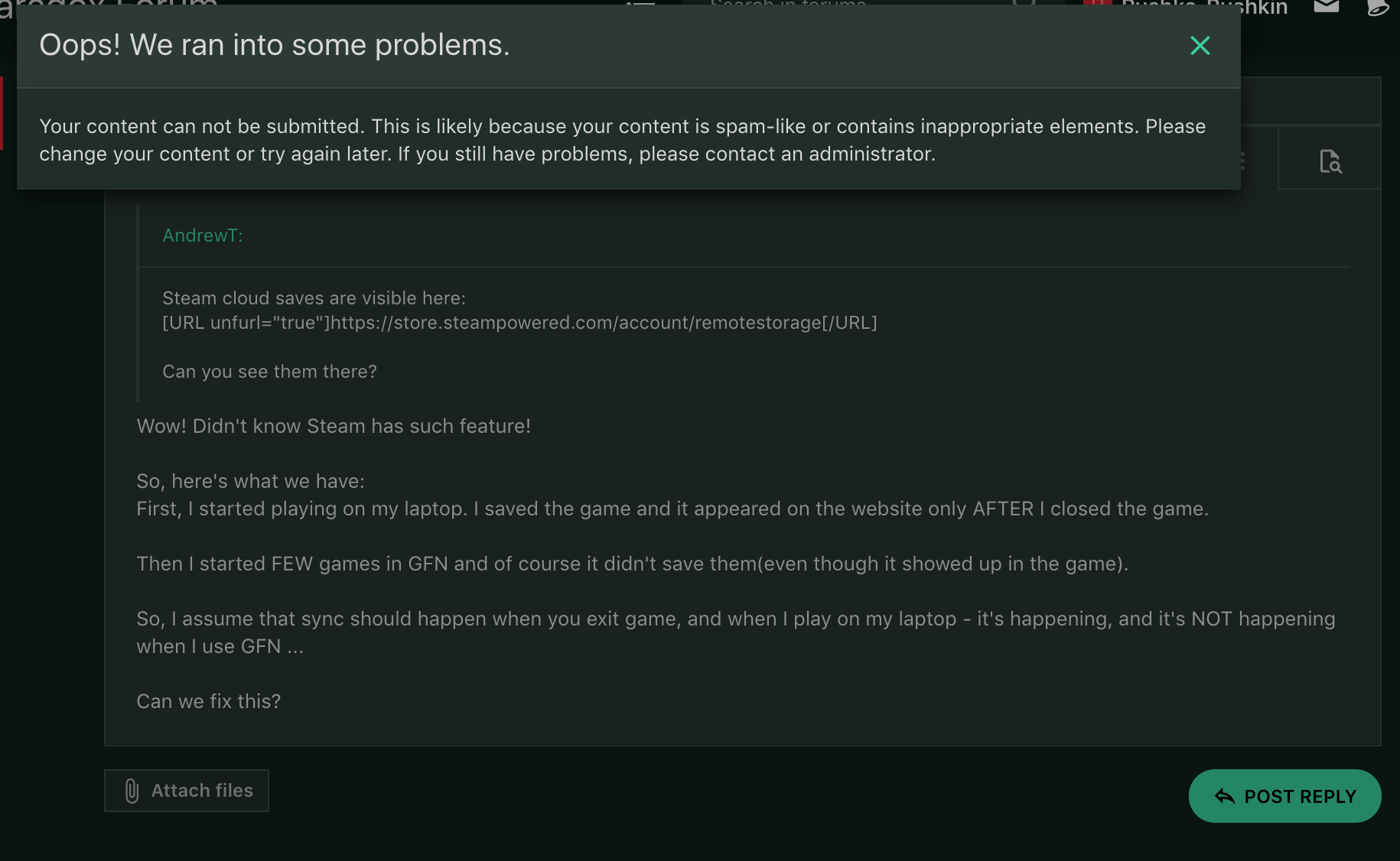 Cloud save won't save Stellaris (IGN) | Paradox Interactive Forums