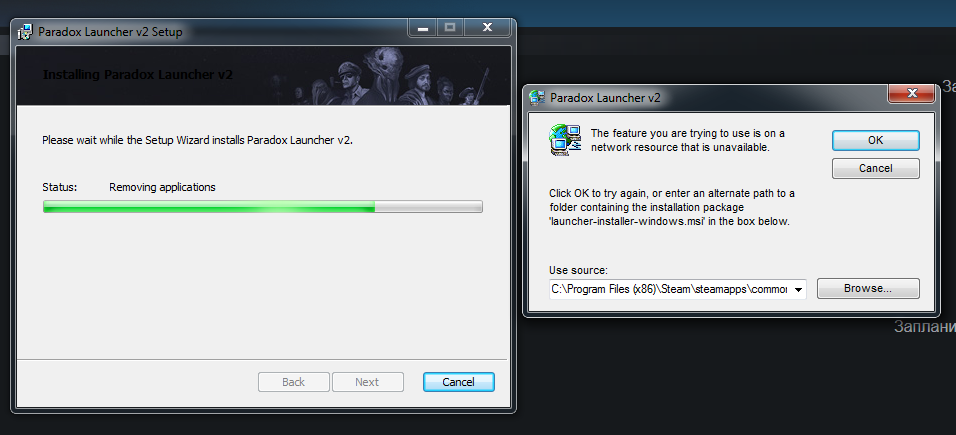 The launcher is not installed | Paradox Interactive Forums