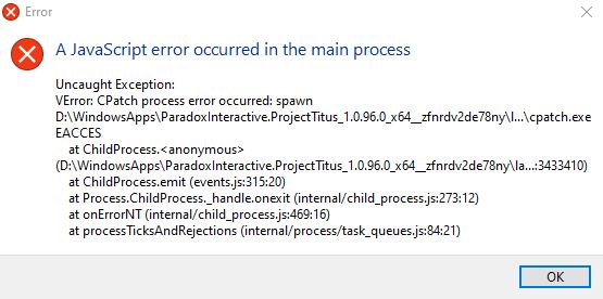 Error opening the launcher and installing the mods | Paradox ...