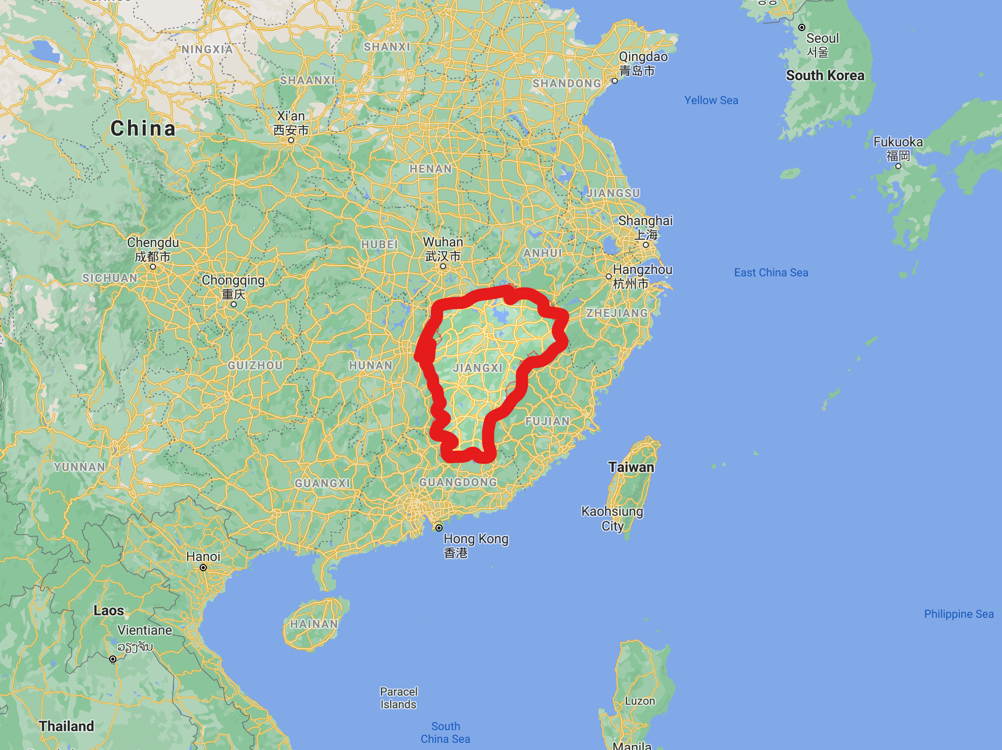 70 of Chinese tungsten was produced in Kiangsi (Jiangxi) Paradox