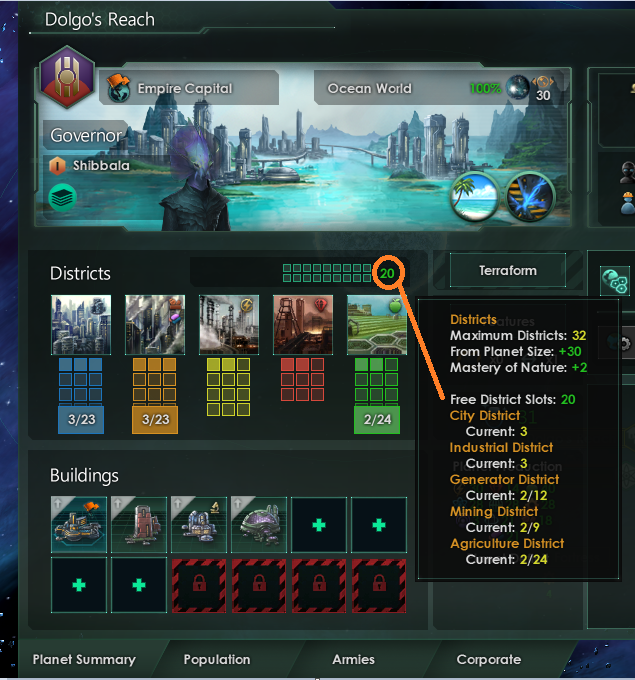 As Designed Stellaris Mastery of Nature no longer adds Districts