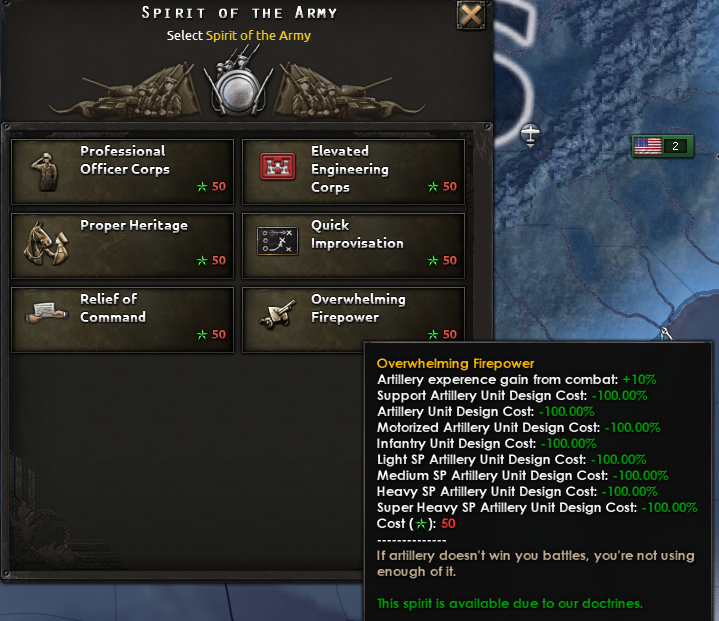 Officer Corps interaction with Doctrine notes | Paradox Interactive Forums
