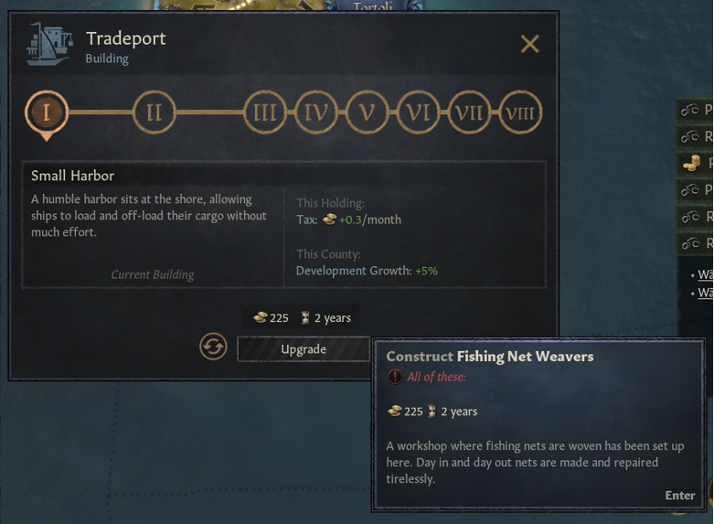 Can't upgrade port | Paradox Interactive Forums
