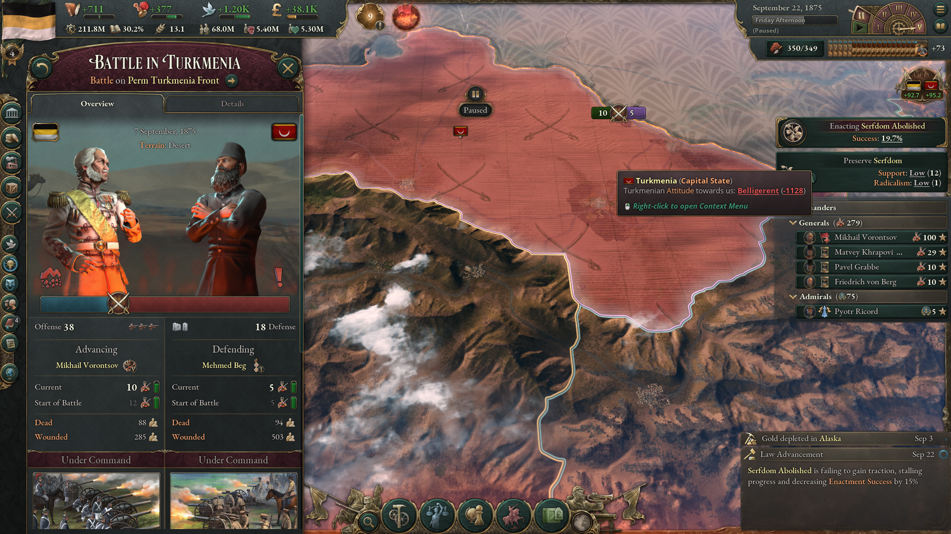 Help me understand why I am losing these battles. | Paradox Interactive ...
