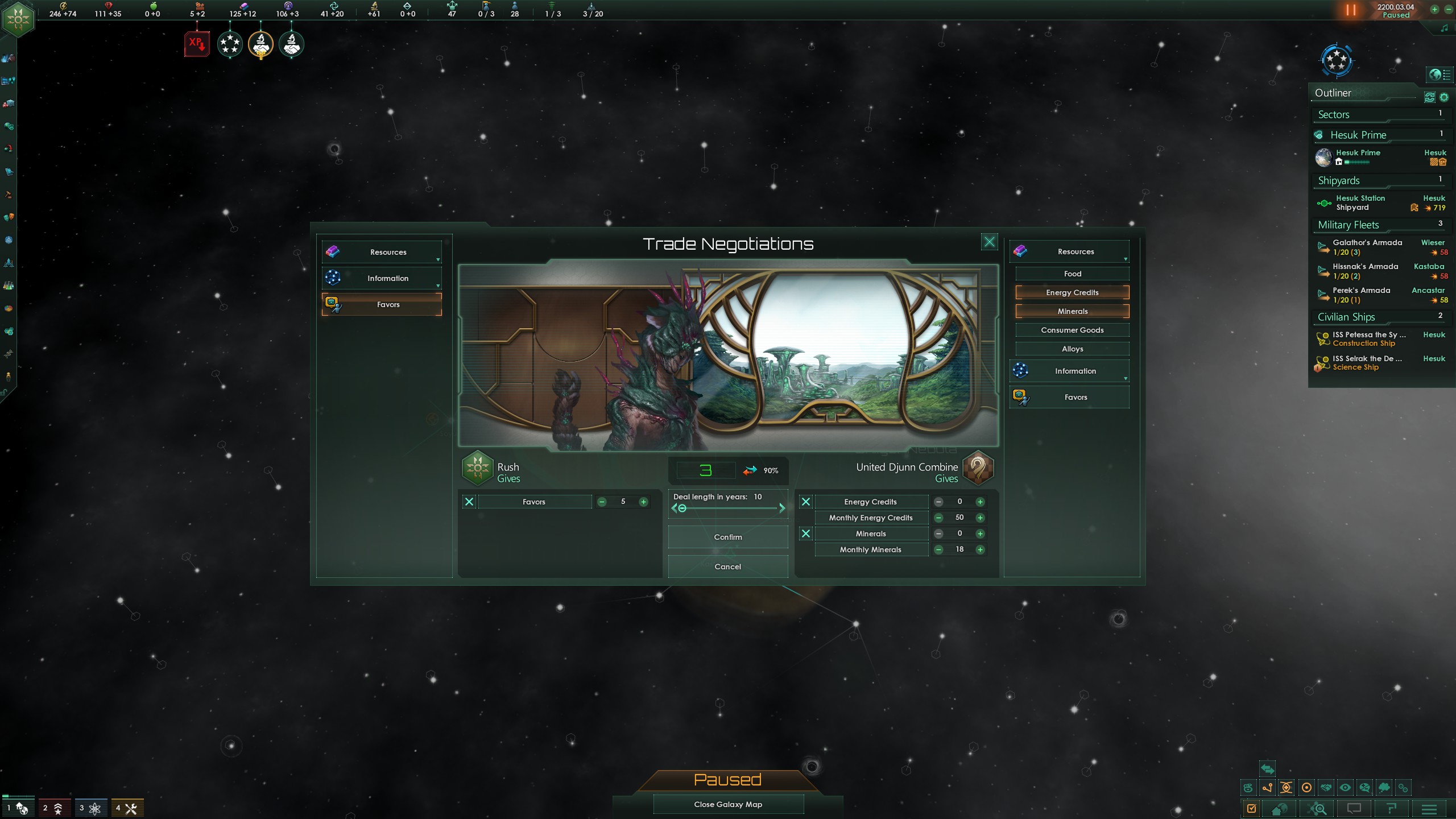Tutorial: Reach 2K research at 2218, The whole galaxy vassalized