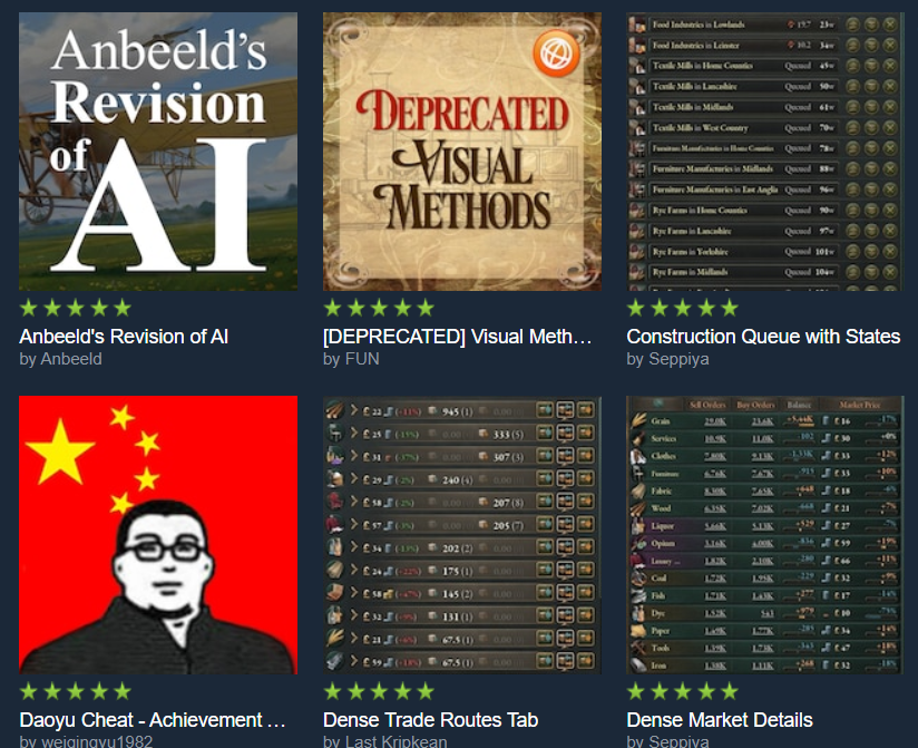 any body got some good mods for steam | Paradox Interactive Forums