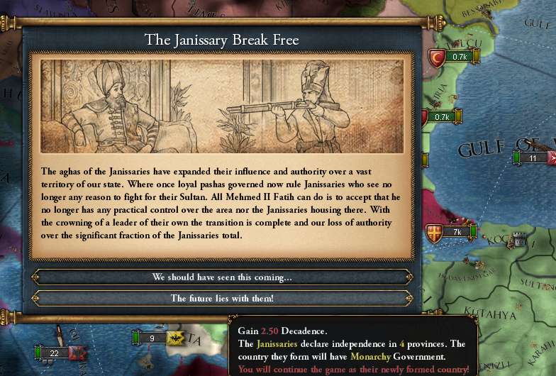 Independent country of Janissaries These guys are fun. | Paradox ...